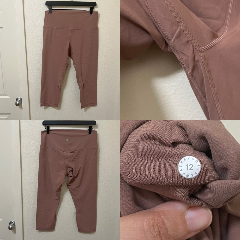 •LULULEMON• Align Crop 21" Inseam Spanish Oak - Picture 3 of 4